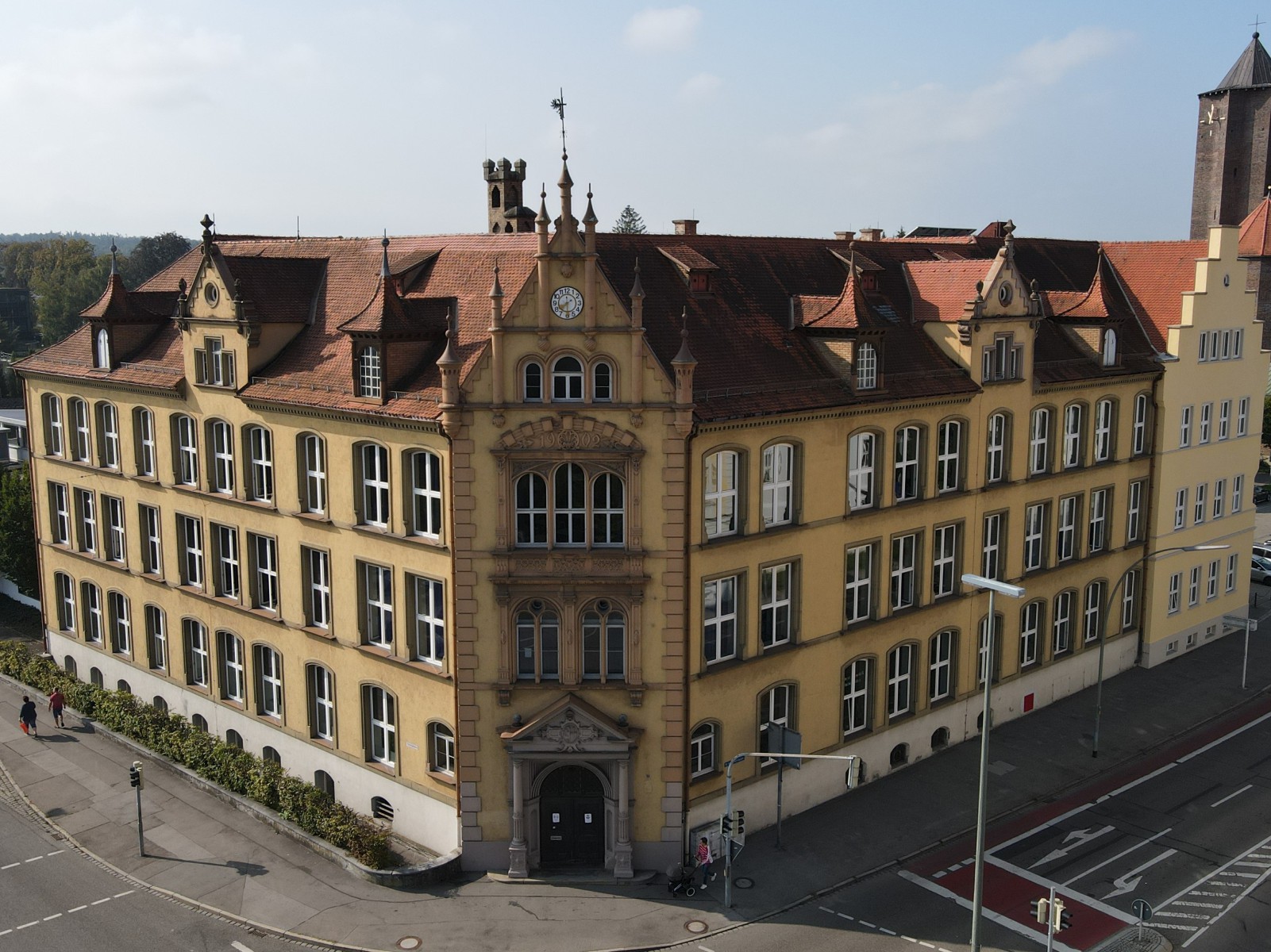 Bismarckschule, Eingang Ostseite